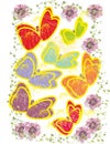 Butterfly illustration image template which is very attractive