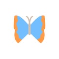 Butterfly, insect icon. Simple color vector elements of lepidoptera icons for ui and ux, website or mobile application Royalty Free Stock Photo