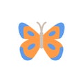 Butterfly, insect icon. Simple color vector elements of lepidoptera icons for ui and ux, website or mobile application Royalty Free Stock Photo