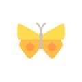Butterfly, insect icon. Simple color vector elements of lepidoptera icons for ui and ux, website or mobile application Royalty Free Stock Photo