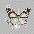 Butterfly IV Sticker, Intravenous Sticker, Infusion Nurse Sticker, cannula sticker, Nurse stickier