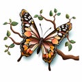 Butterfly joy Royalty Free Stock Photo