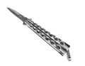 Butterfly knife Royalty Free Stock Photo