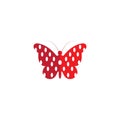Butterfly leaf Logo Royalty Free Stock Photo