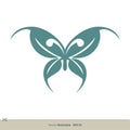 Butterfly Leaves Wing Logo Template Illustration Design. Vector EPS 10 Royalty Free Stock Photo