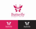 butterfly logo creative beauty cosmetic salon animal brand emblem wild