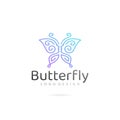 Butterfly Logo Optical women face