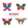 Butterfly low poly design