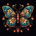 butterfly mandala Abstract conceptual design