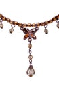 Butterfly necklace Royalty Free Stock Photo