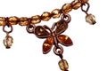 Butterfly necklace Royalty Free Stock Photo