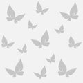 Butterfly pattern. Butterfly. White background. Illustration. Design. Art. Beautiful. Spring. Summer. Digital. Royalty Free Stock Photo