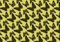 Butterfly pattern illustration background wallpaper Royalty Free Stock Photo