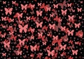 Butterfly pattern illustration background wallpaper Royalty Free Stock Photo