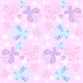 butterfly pattern seamless Royalty Free Stock Photo