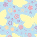 Butterfly pattern seamless