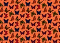 Butterfly pattern vector butterfly clipart illustration Royalty Free Stock Photo