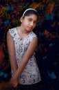 Butterfly Queen- Cute Indian Girl Model Fine Art Portrait