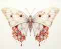 Blood-Stained Beauty: The Delicate Symmetry of a Queen Butterfly