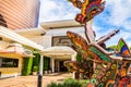 Butterfly sculpture at the entrance of the Wynn Hotel and Casino