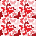 Butterfly seamless pattern.