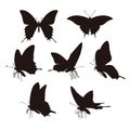 Butterfly silhouet