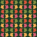 Butterfly silhouette fashionable seamless pattern