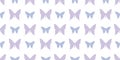 Butterfly silhouette seamless vector pattern background Royalty Free Stock Photo
