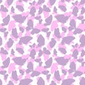 Butterfly silhouettes in purple and pink. Simple animalistic, seamless pattern. Illustration for decoration and design Royalty Free Stock Photo