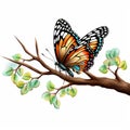 Butterfly sky Royalty Free Stock Photo