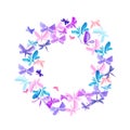 Butterfly summer wreath