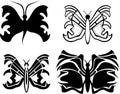 Butterfly tattoo Royalty Free Stock Photo