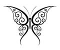 Butterfly tattoo Royalty Free Stock Photo