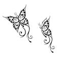 Butterfly tattoo Royalty Free Stock Photo