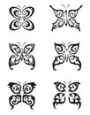 Butterfly Tattoo Series Royalty Free Stock Photo