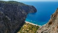 Butterfly valley high view canyon Fethiye Turkey