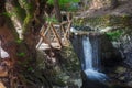 Butterfly Valley, a nature reserve. Rhodes Island. Greece Royalty Free Stock Photo