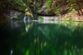 Butterfly Valley, a nature reserve. Rhodes Island. Greece Royalty Free Stock Photo