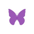 Butterfly. Butterfly vector icon. Butterfly isolated in flat design Royalty Free Stock Photo