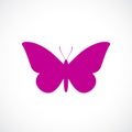 Butterfly vector icon Royalty Free Stock Photo