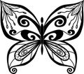 Zentangl butterfly