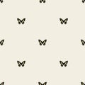 Butterfly groovie pattern Royalty Free Stock Photo
