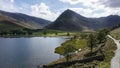 Buttermere and Fleetwith Pike Royalty Free Stock Photo