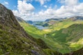 Buttermere and Warnscale Bottom from Green Crag Royalty Free Stock Photo