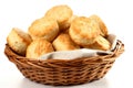 Buttermilk basket biscuit. Generate Ai