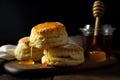 Buttermilk biscuit food. Generate Ai Royalty Free Stock Photo