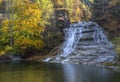 Buttermilk Falls Autumn HDR