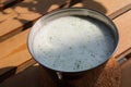 Buttermilk with herbs and cucumber