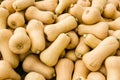 Butternut squash at the market Royalty Free Stock Photo