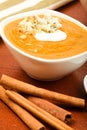 Butternut Squash Soup Royalty Free Stock Photo